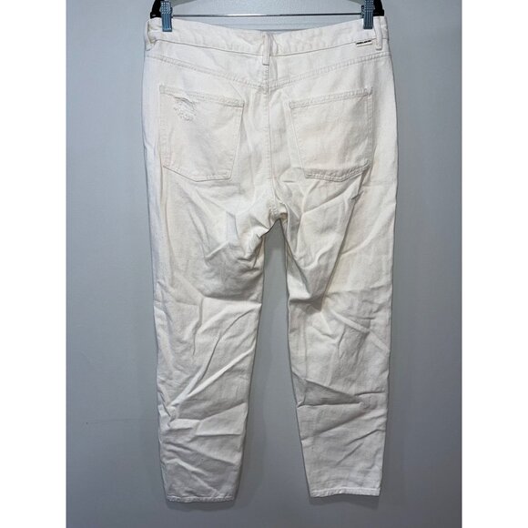 BILLABONG Hey Boy Women's‎ Jeans Size 29 White Distressed NWT - Picture 2 of 11